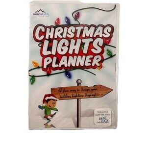 Christmas Lights Planner by SummitSoft (CD-ROM, 2007) Sealed